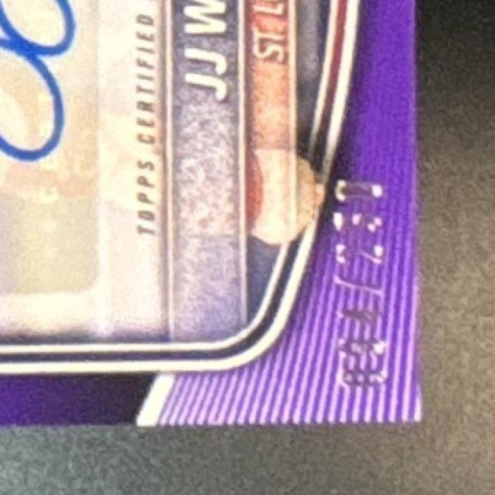 2025 Bowman JJ Wetherholt Auto Purple /250 1st Prospect St. Louis Cardinals