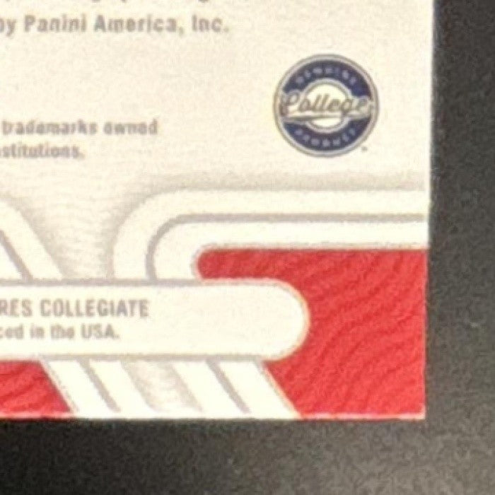 2022 National Treasures Collegiate George Pickens Silhouettes Signatures /99 RC