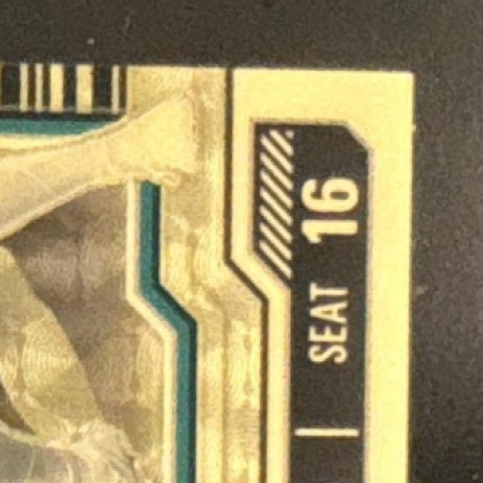 2023 Contenders Optic Trevor Lawrence Gold Vinyl 1/1 #25 Jacksonville Jaguars