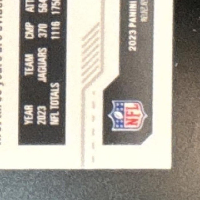 2023 Contenders Optic Trevor Lawrence Gold Vinyl 1/1 #25 Jacksonville Jaguars