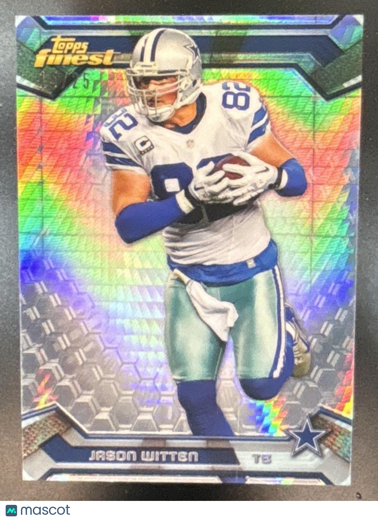 2013 Topps Finest Jason Witten Prism Refractor /25 #26 Dallas Cowboys