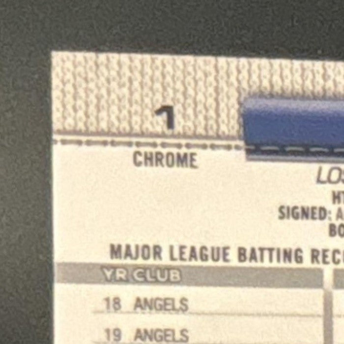 2026 Topps Chrome Shohei Ohtani #1 Los Angeles Dodgers
