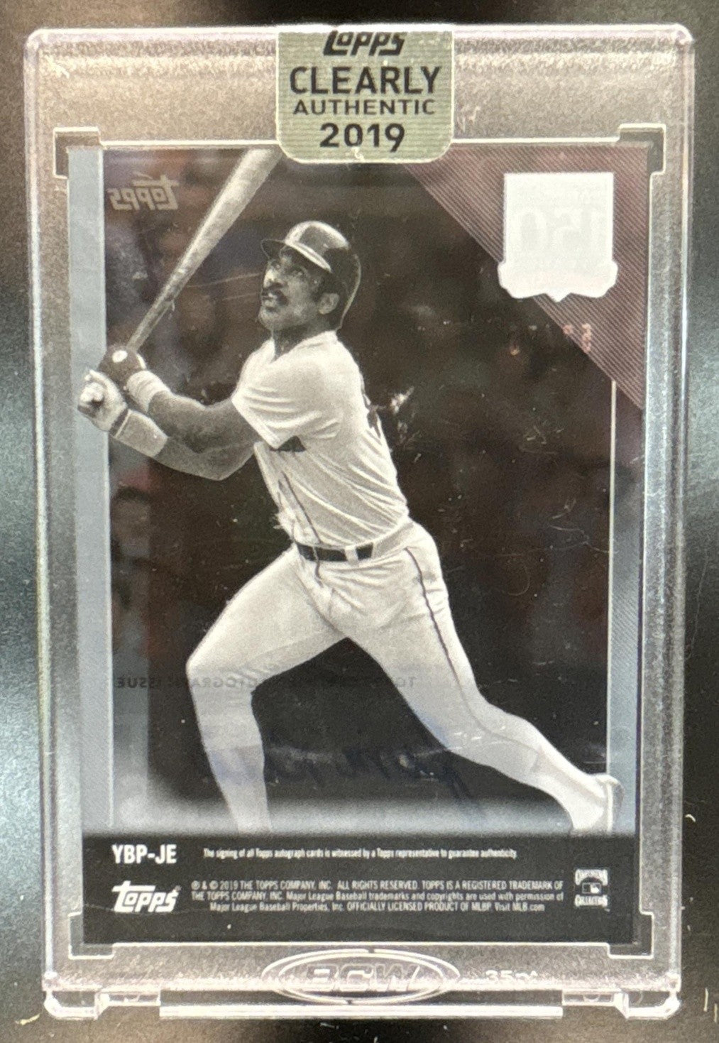 2019 Topps Clearly Authentic 150 Years of Baseball Autographs Black Jim Rice /75