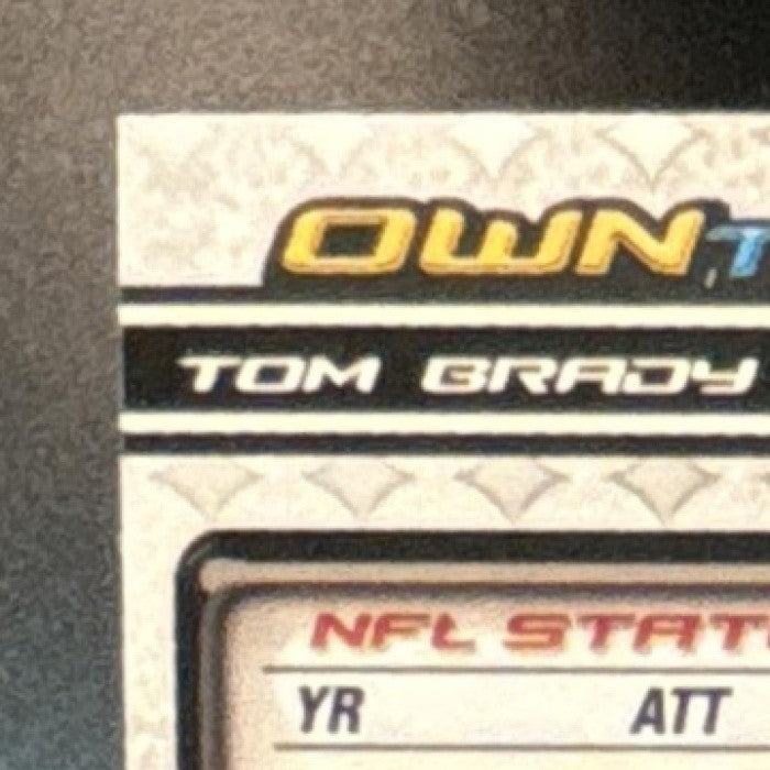 2006 Topps Tom Brady Own the Game #OTG1 New England Patriots