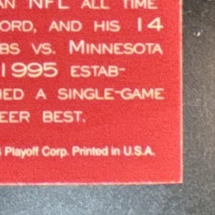 1996 Playoff Contenders Jerry Rice Open Field #57 San Francisco 49ers