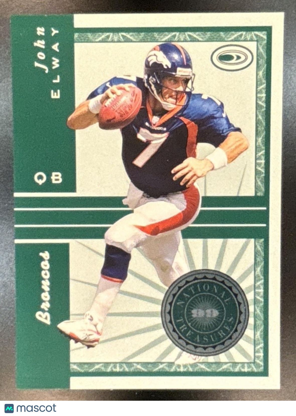 1999 Donruss Preferred QBC John Elway National Treasures /2000 #17 Broncos