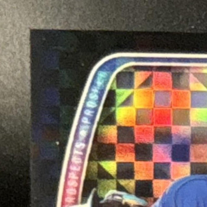 2025 Bowman Draft Yolfran Castillo Chrome Black X-Fractor /10 #BDC-107 Rangers