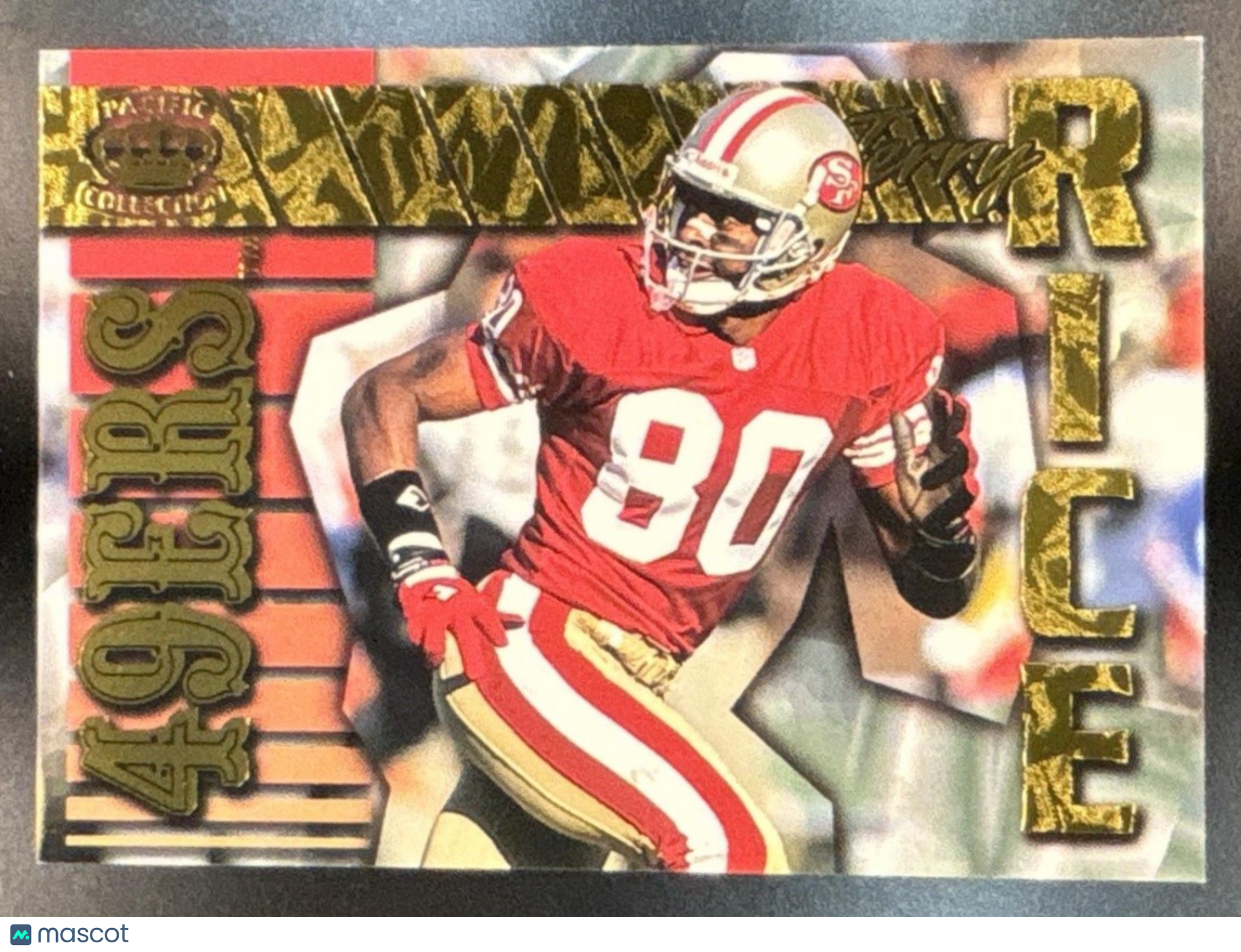 1996 Pacific Dynagon Jerry Rice Gems of the Crown San Francisco 49ers