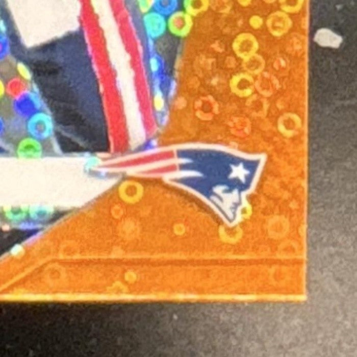 2024 Panini Prizm Drake Maye Orange Disco #329 RC New England Patriots