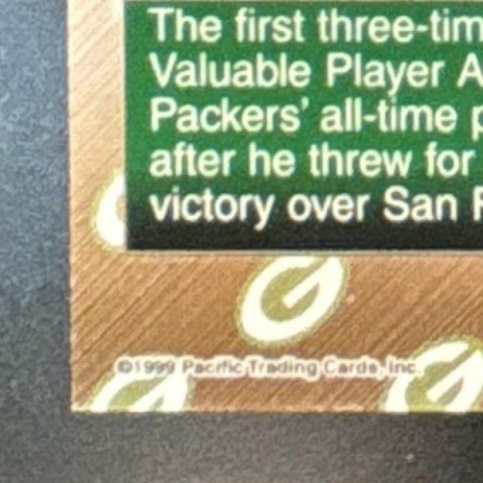 1999 Pacific Revolution Brett Favre Showstoppers #16 Green Bay Packers