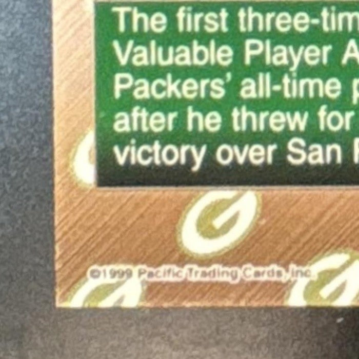 1999 Pacific Revolution Brett Favre Showstoppers #16 Packers