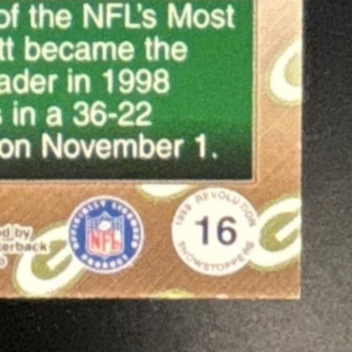 1999 Pacific Revolution Brett Favre Showstoppers #16 Packers