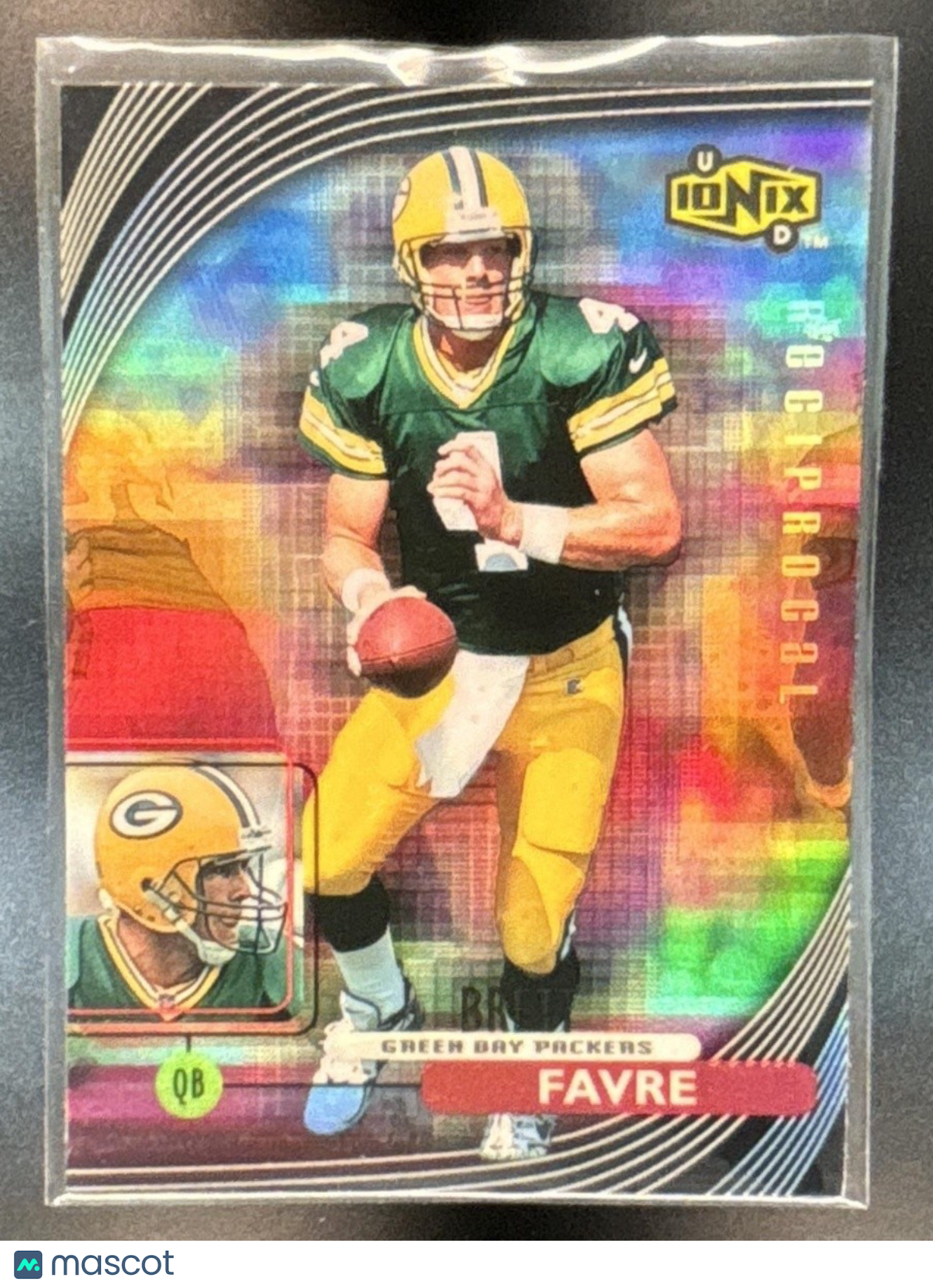 1999 Upper Deck Ionix Brett Favre Reciprocal Green Bay Packers