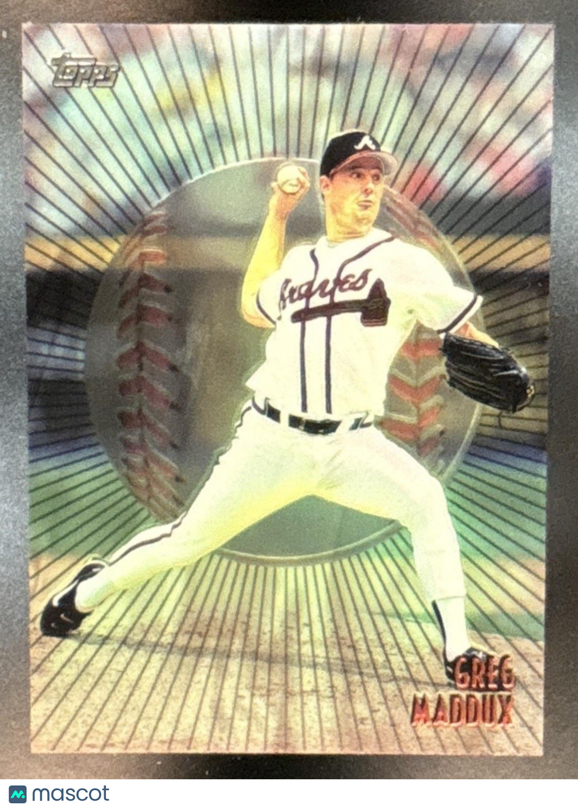 1998 Topps Greg Maddux Mystery Finest Borderless #M12 Atlanta Braves