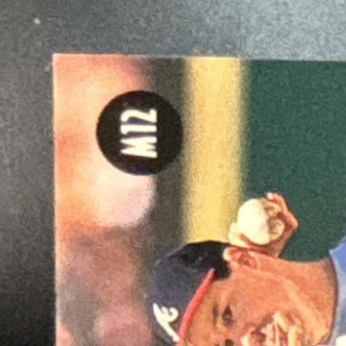 1998 Topps Greg Maddux Mystery Finest Borderless #M12 Atlanta Braves