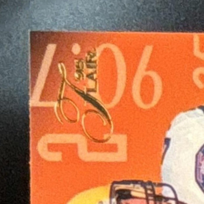 1995 Fleer Flair Brett Favre Hot Numbers #6 Green Bay Packers