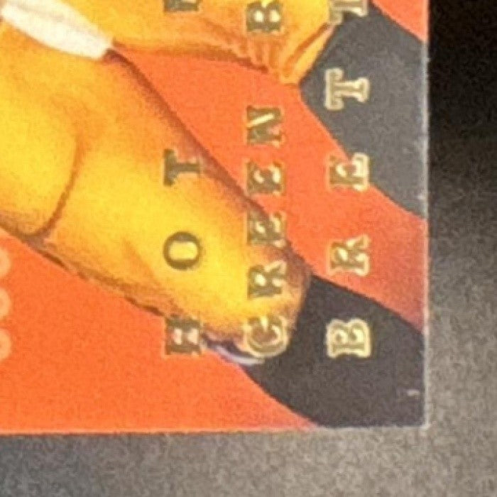 1995 Fleer Flair Brett Favre Hot Numbers #6 Green Bay Packers