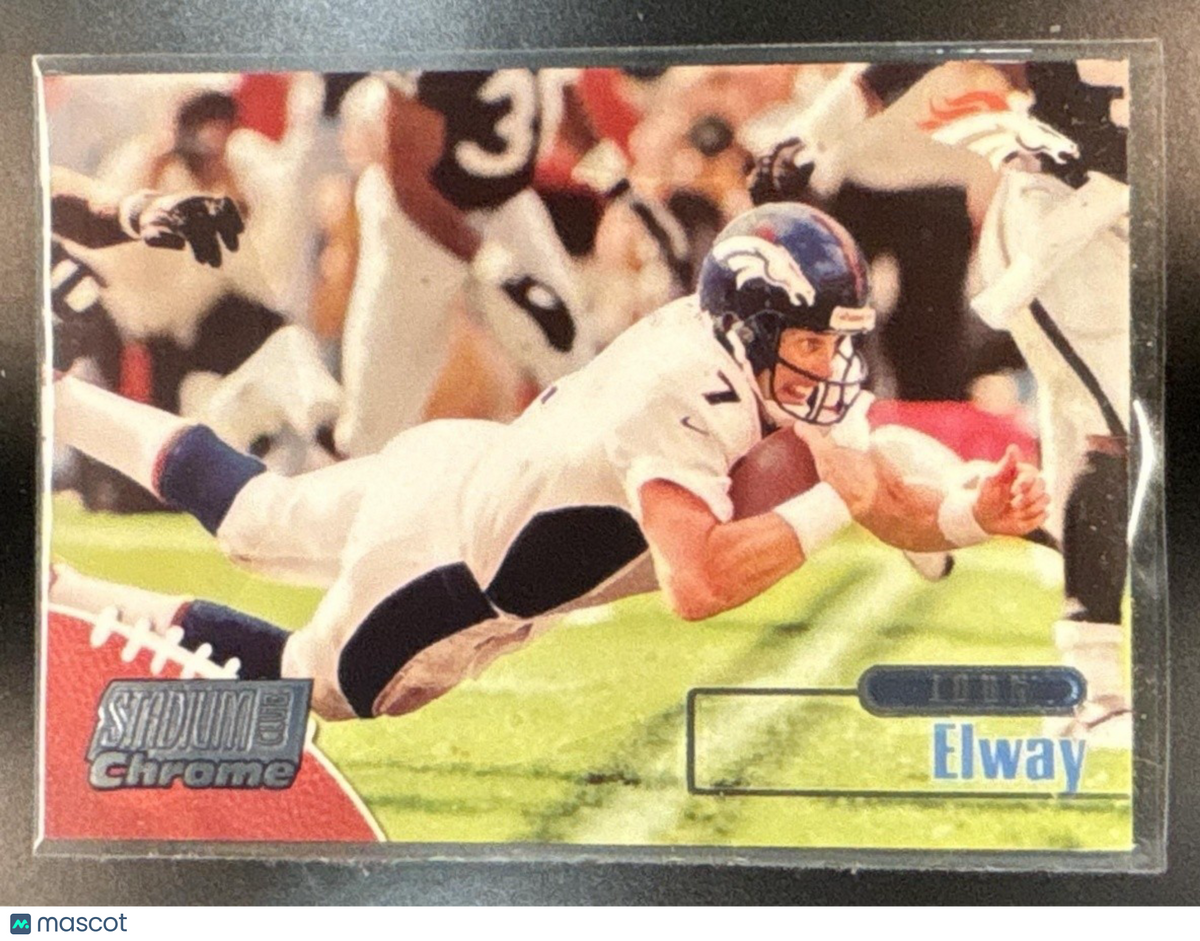 1998 Topps Stadium Club John Elway Chrome Denver Broncos
