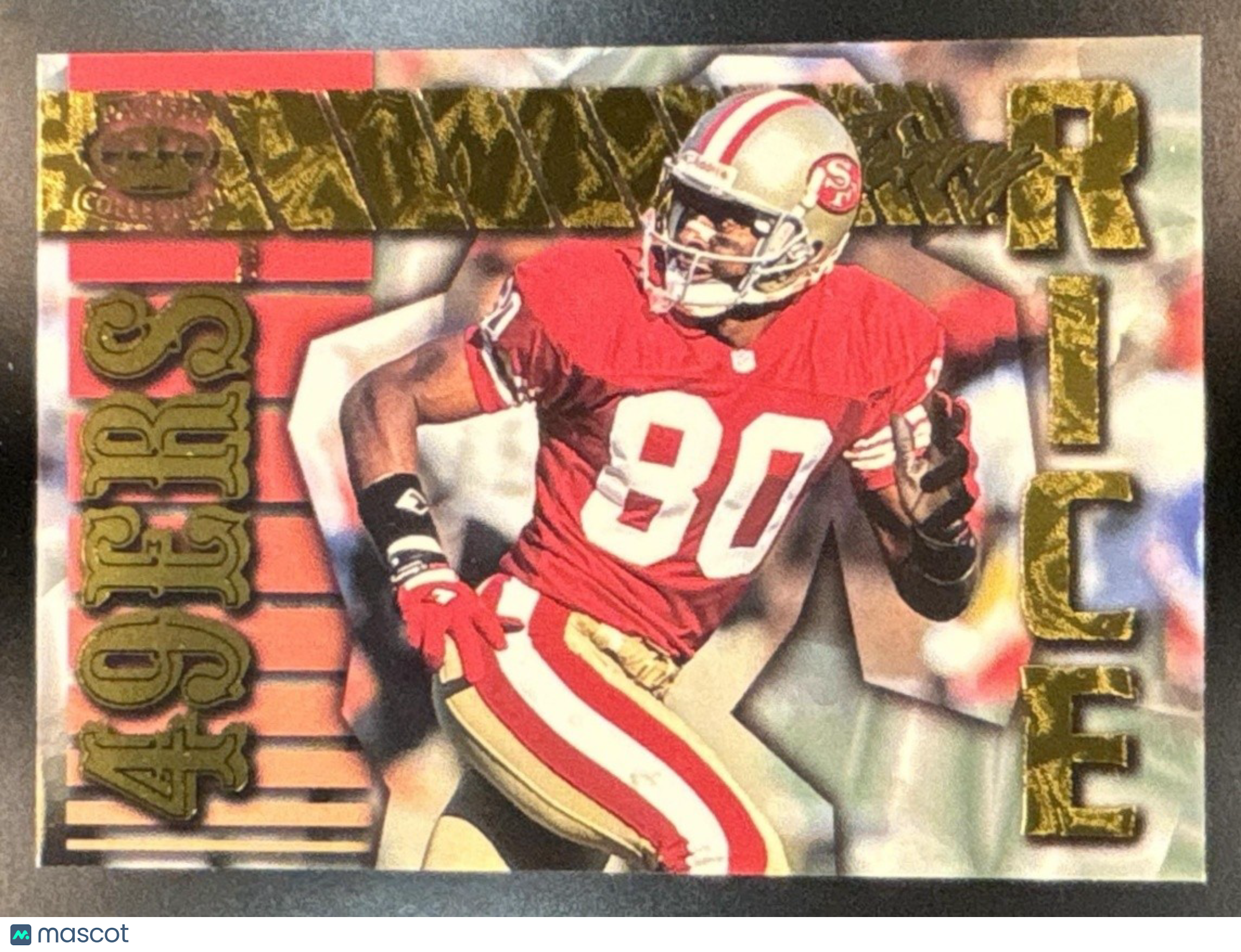 1996 Pacific Dynagon Jerry Rice Gems of the Crown #GC-7 San Francisco 49ers