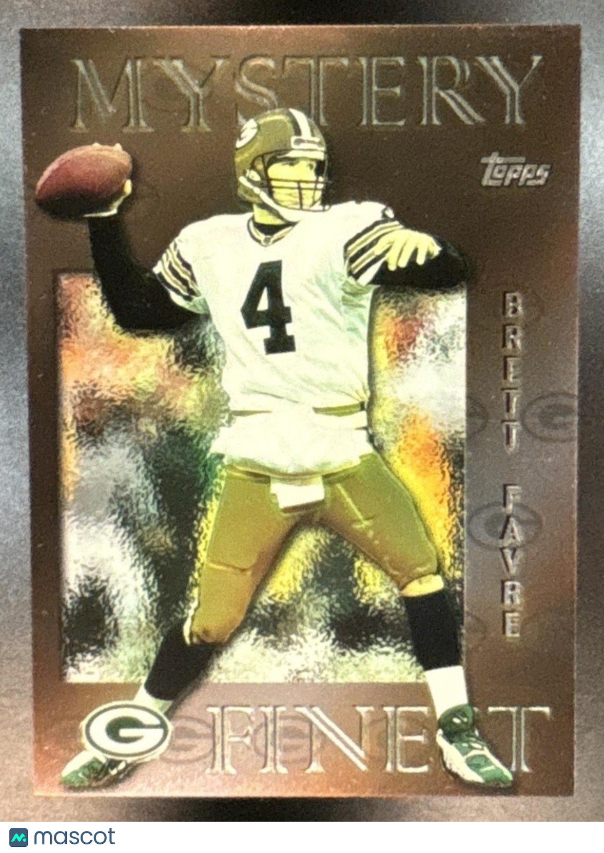 1997 Topps Brett Favre Mystery Finest Bronze #M20 Green Bay Packers