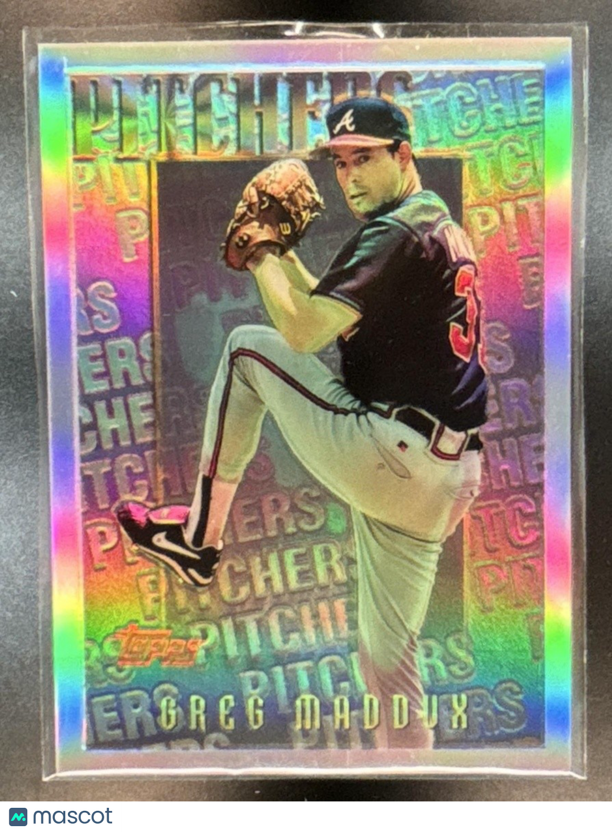 1996 Topps Greg Maddux Mystery Finest Refractor #M2 Atlanta Braves