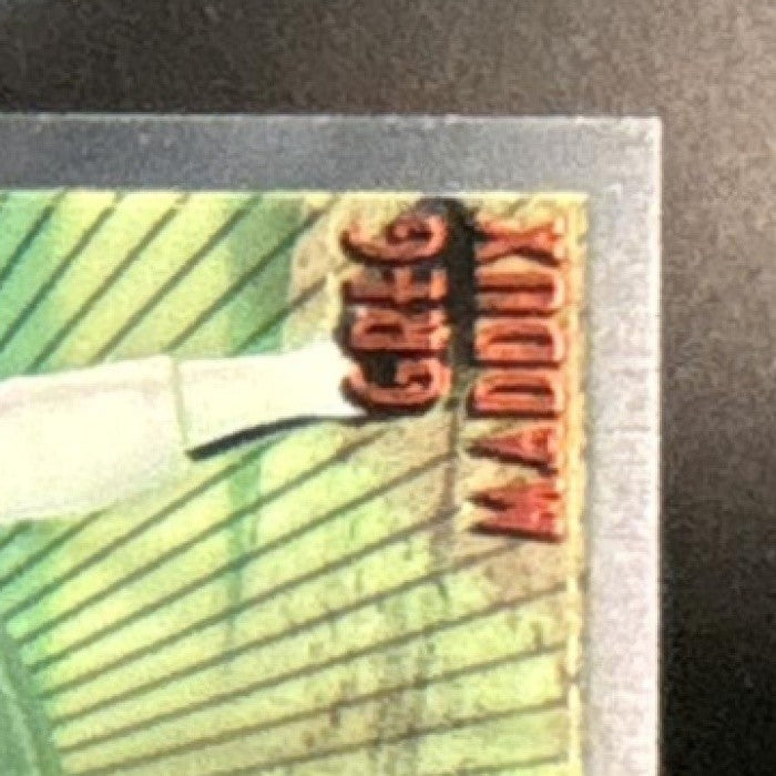1998 Topps Greg Maddux Mystery Finest Bordered #M12 Atlanta Braves