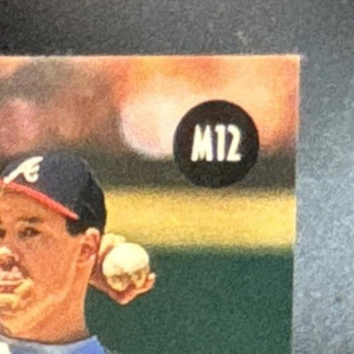 1998 Topps Greg Maddux Mystery Finest Bordered #M12 Atlanta Braves