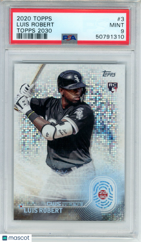 2020 Topps Topps 2030 Luis Robert #3 PSA 9 Baseball