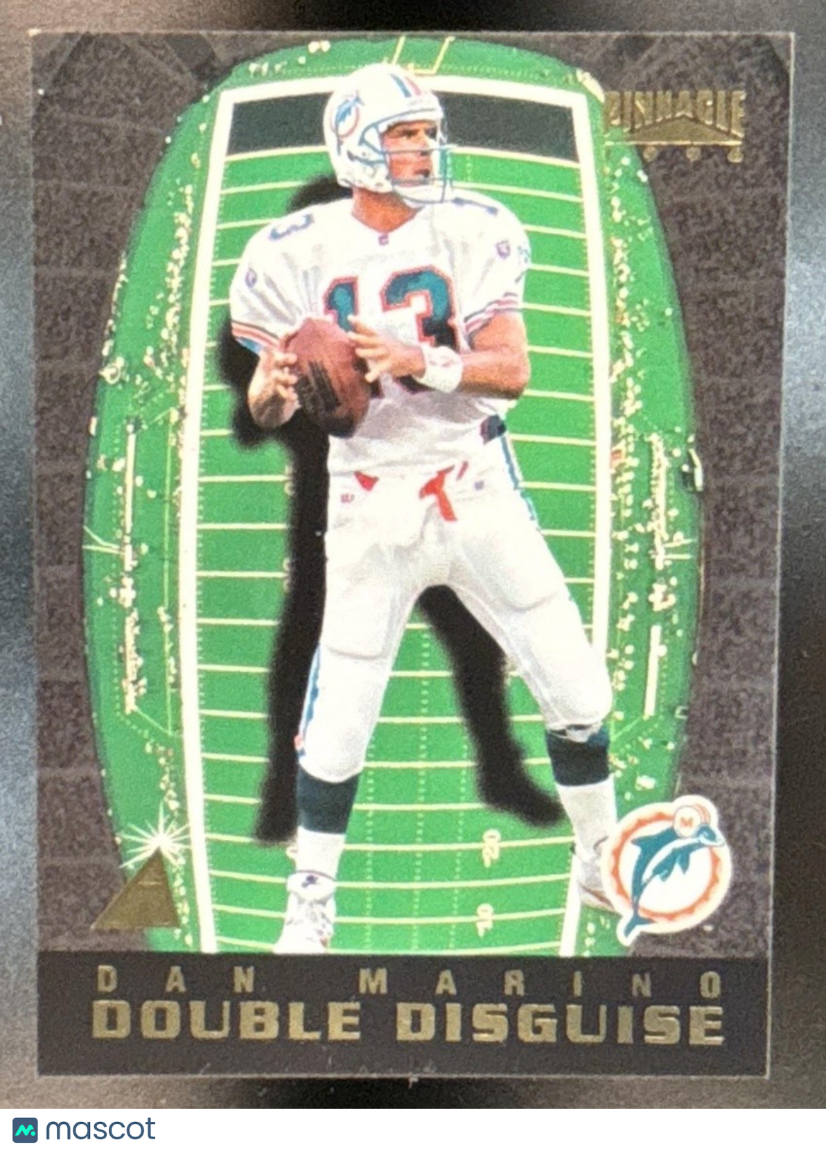 1996 Pinnacle Dan Marino Steve Young Double Disguise #8 Carolina Panthers