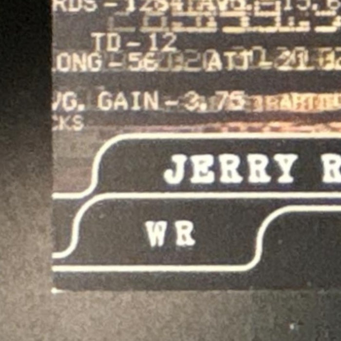2004 Fleer Platinum Jerry Rice NFL Scouting Report /250 #20 SR Oakland Raiders