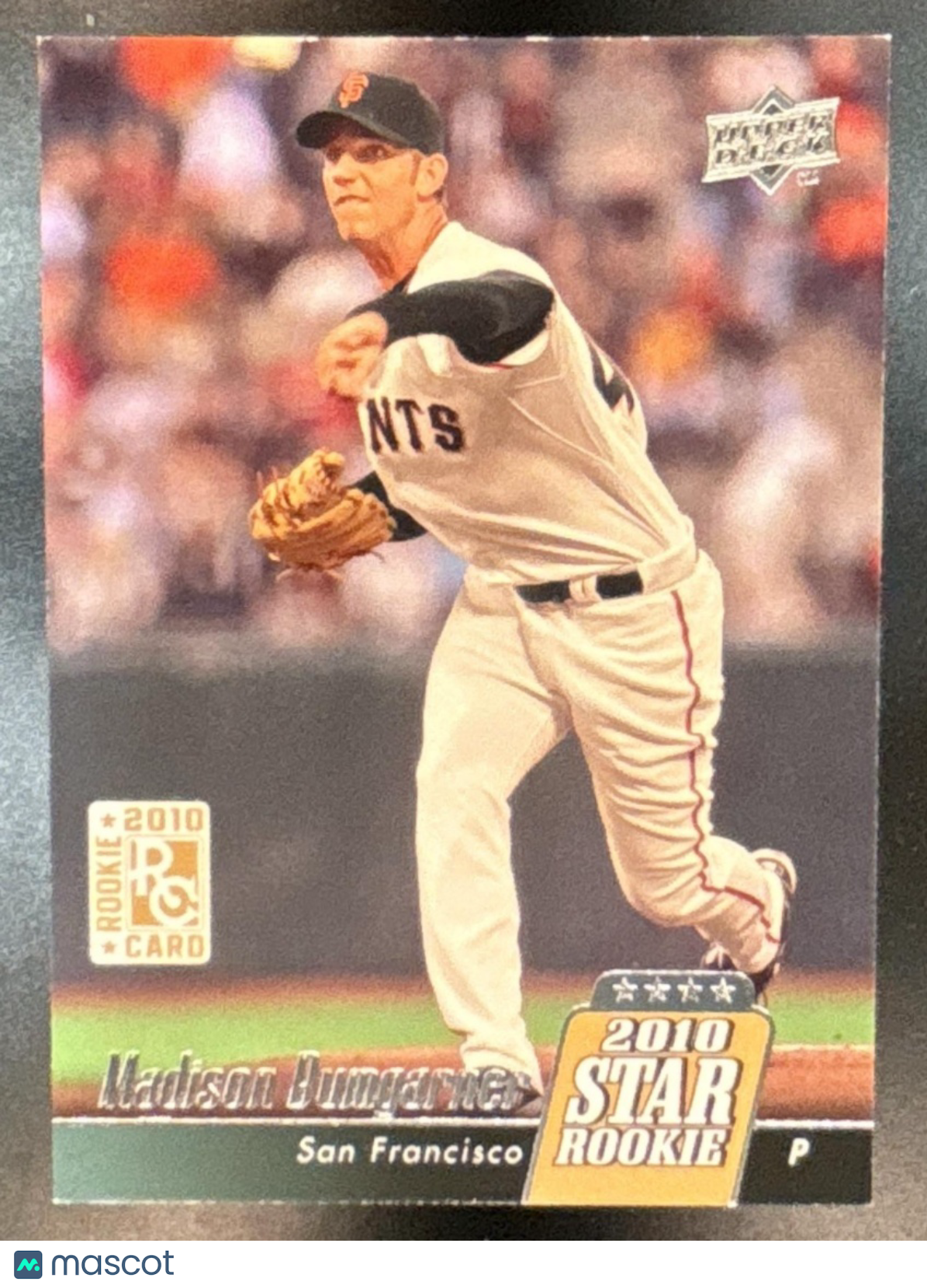 2010 Upper Deck Madison Bumgarner #40 RC San Francisco Giants