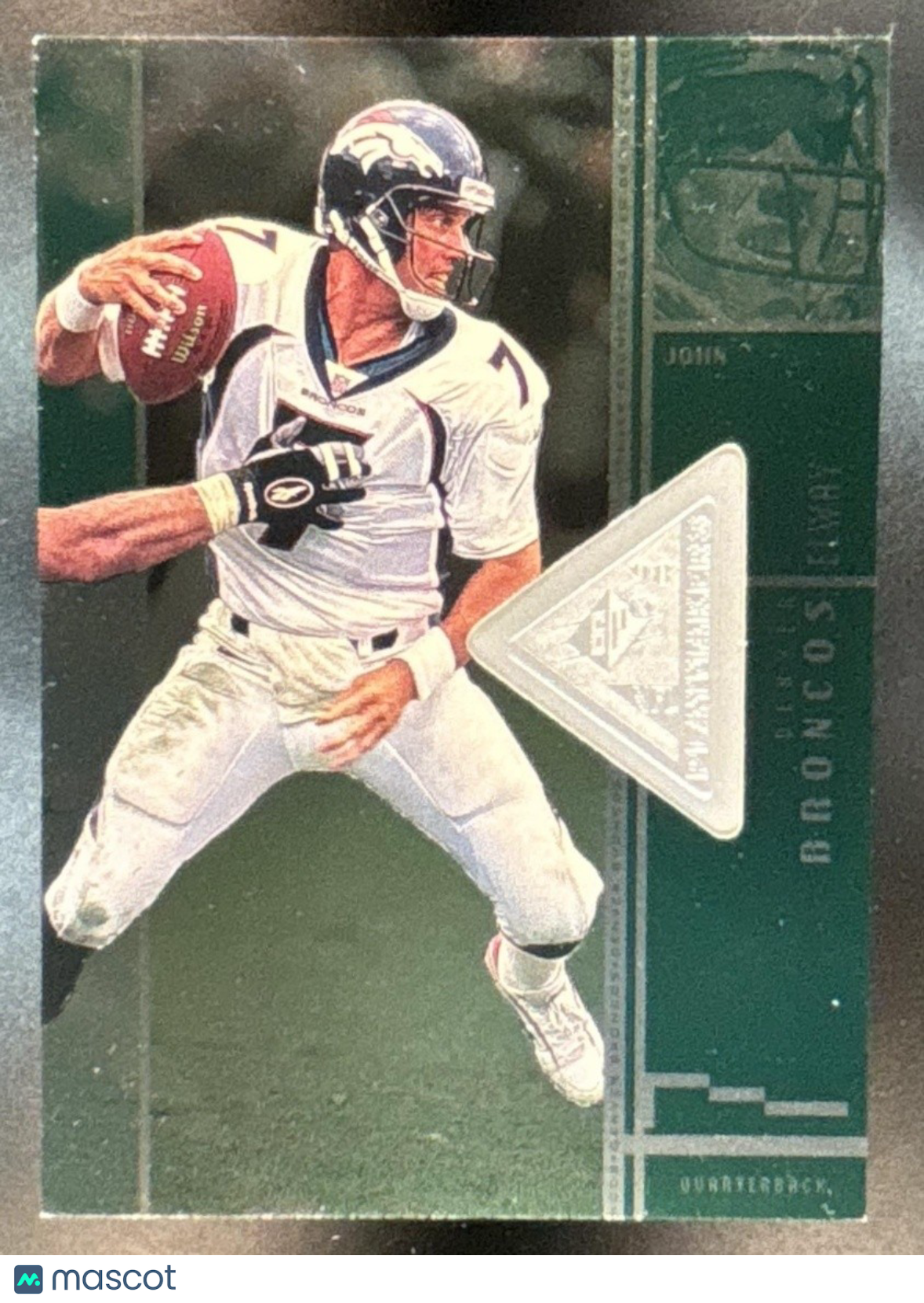 1998 SPx Finite John Elway /5500 #97 Denver Broncos