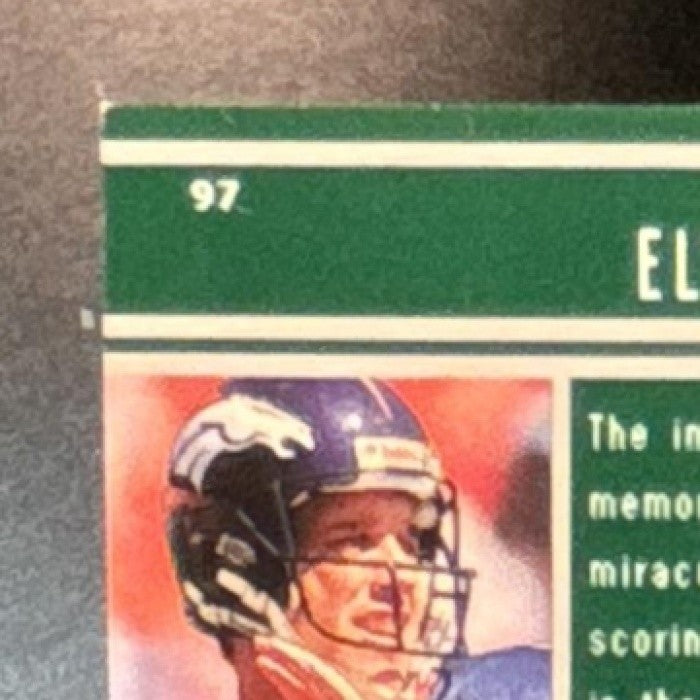 1998 SPx Finite John Elway /5500 #97 Denver Broncos