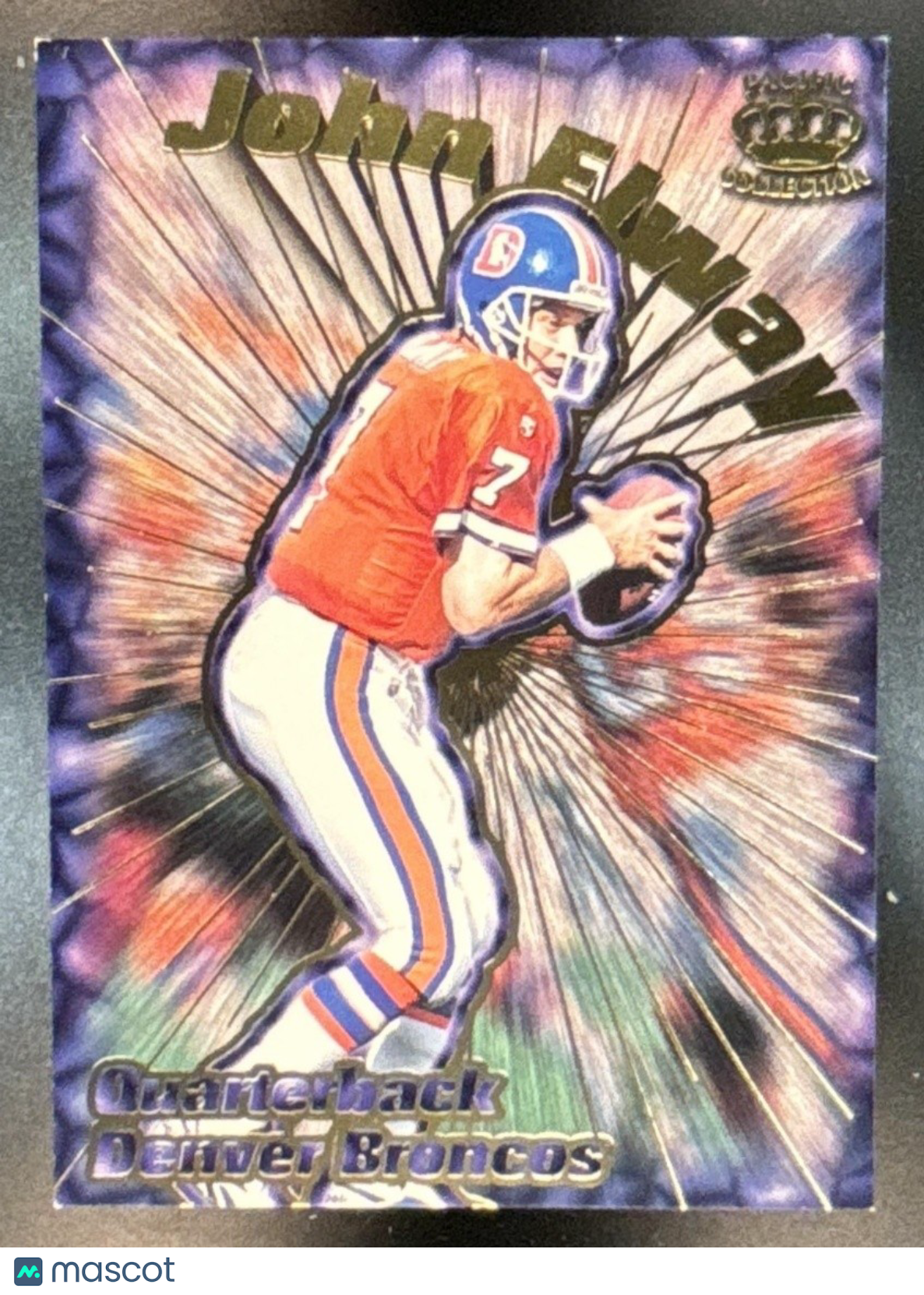 1996 Pacific John Elway Card Supials Denver Broncos