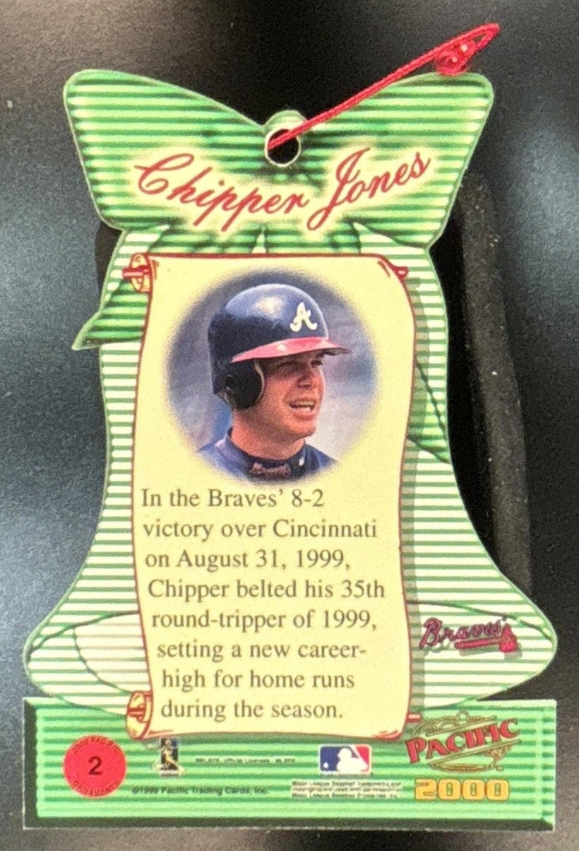2000 Pacific Chipper Jones Ornaments #2 Atlanta Braves