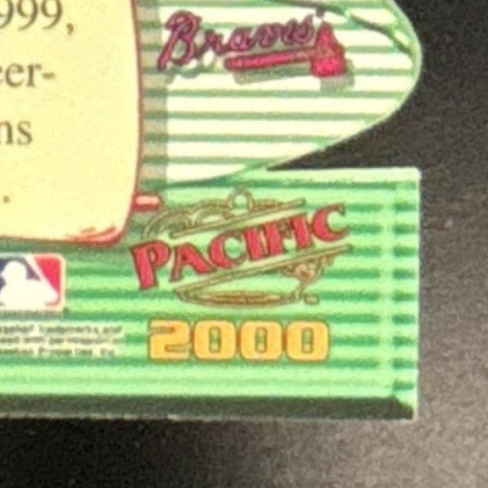 2000 Pacific Chipper Jones Ornaments #2 Atlanta Braves