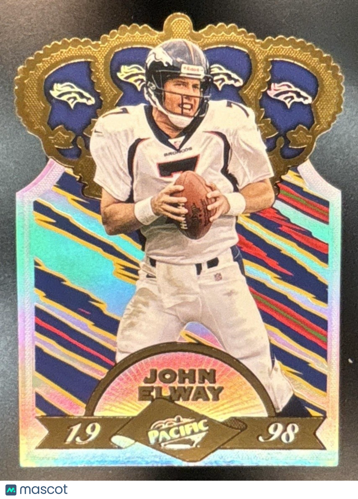 1998 Pacific John Elway Gold Crown Die Cuts #9 Denver Broncos