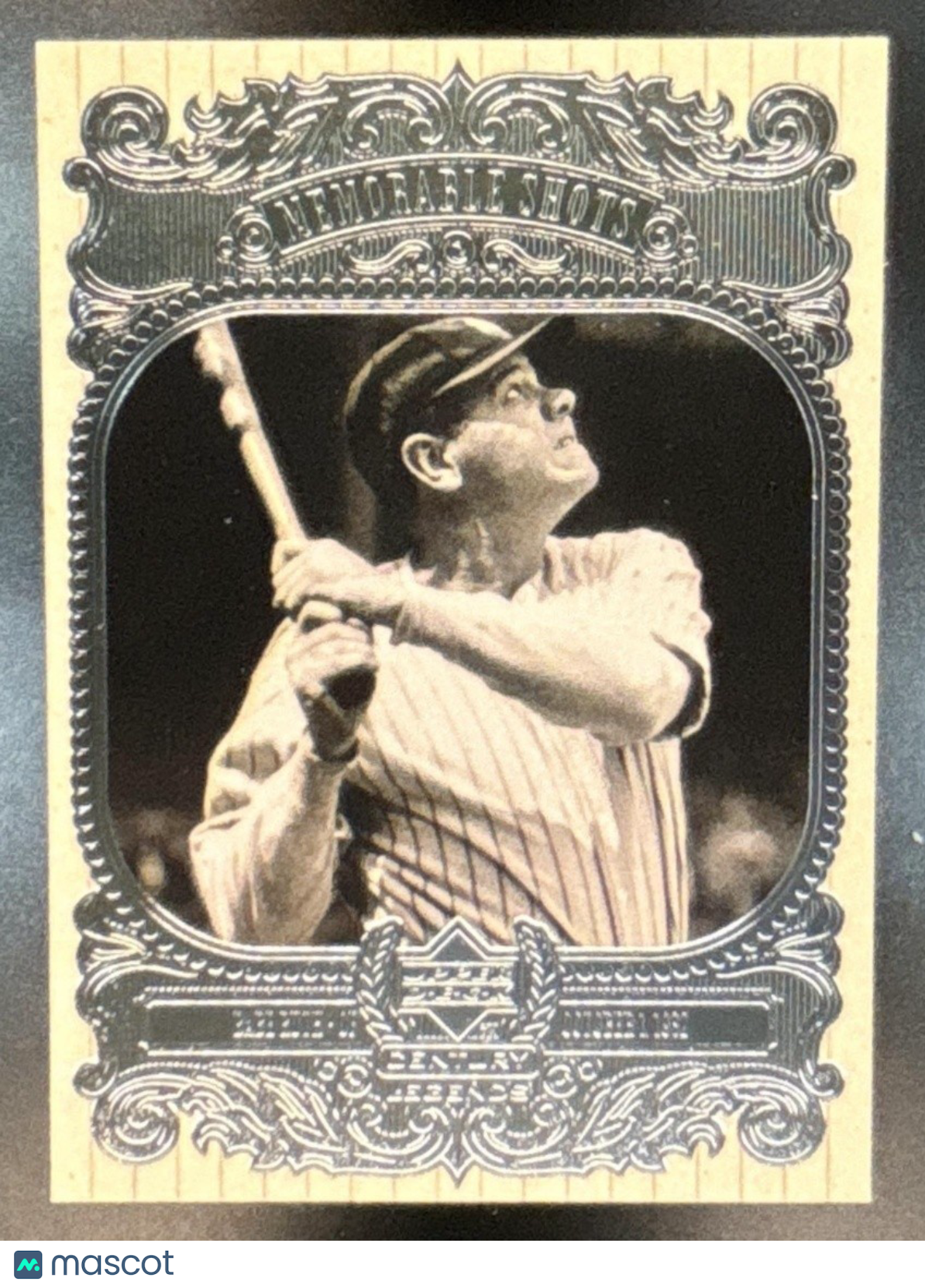1999 Upper Deck Century Legends Babe Ruth Memorable Shots #HR1 New York Yankees