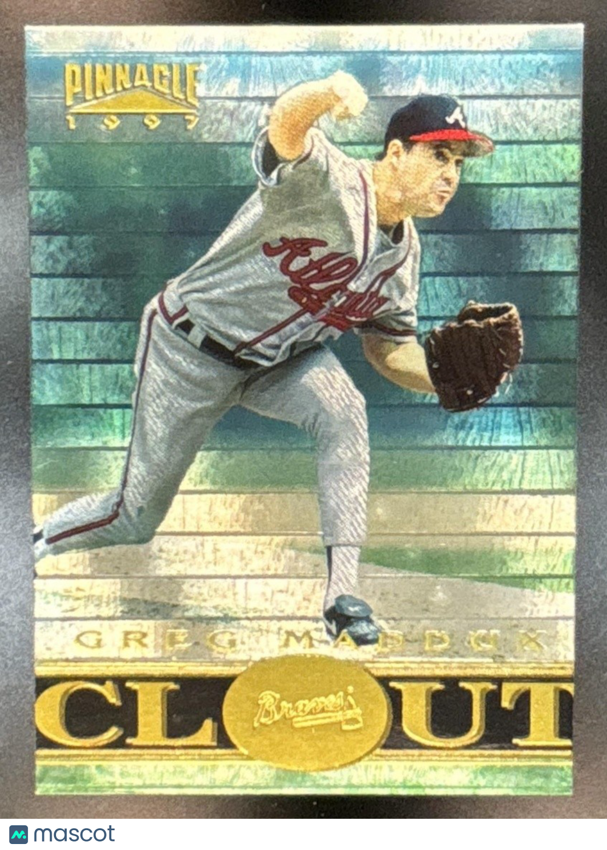1997 Pinnacle Greg Maddux Museum Collection #189 Atlanta Braves