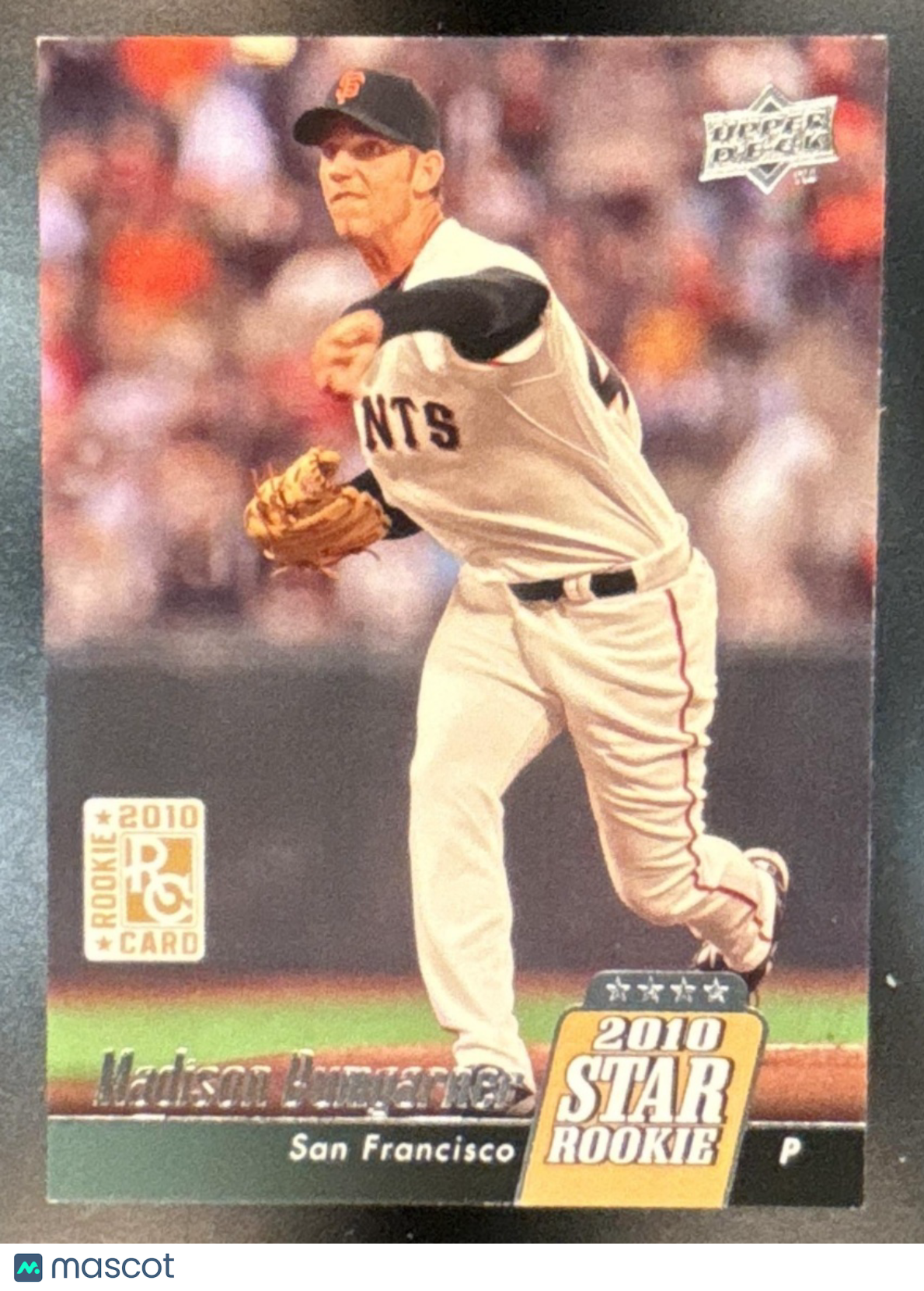 2010 Upper Deck Madison Bumgarner #40 RC Giants