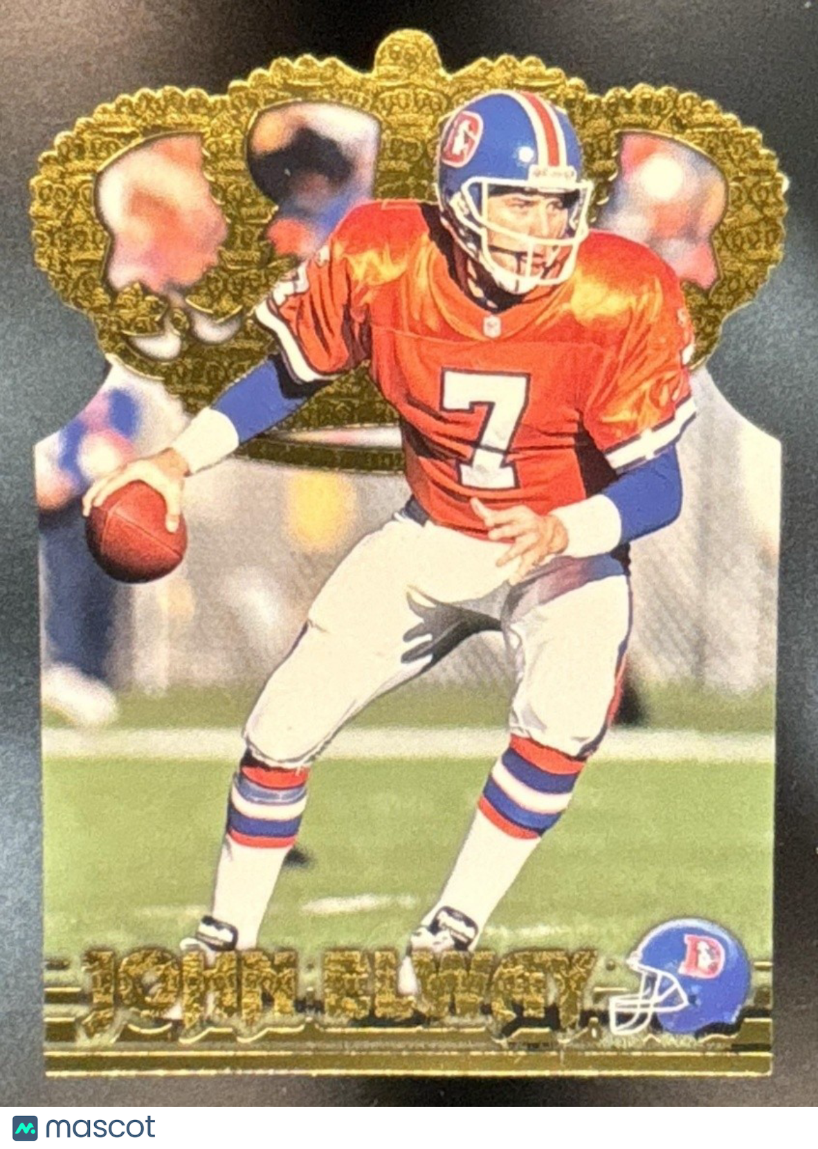 1996 Pacific John Elway Gold Crown Die Cuts #GC-6 Denver Broncos