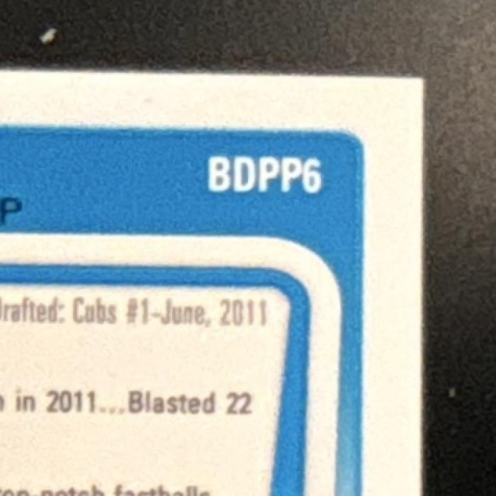 2011 Bowman Draft Picks & Prospects Javier Baez #BDPP6 Chicago Cubs