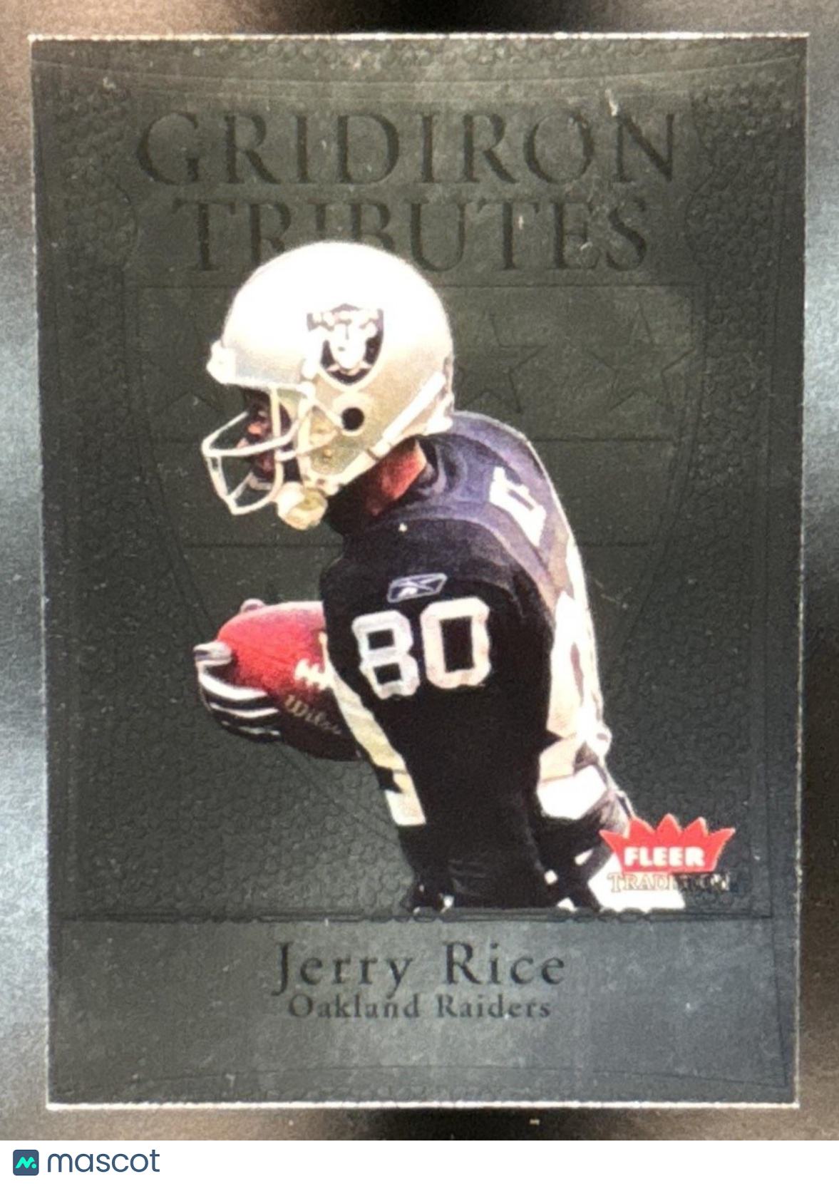 2004 Fleer Tradition Jerry Rice Gridiron Tributes #7 GT Oakland Raiders