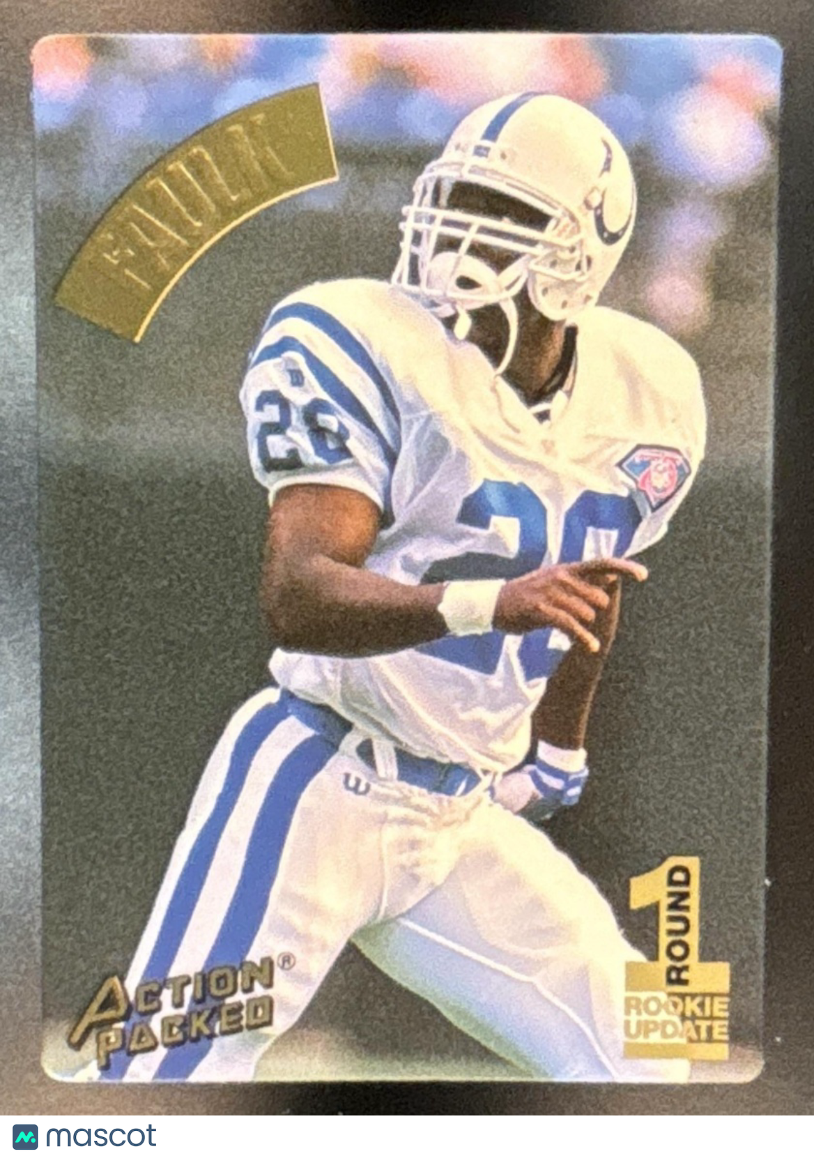 1994 Action Packed Marshall Faulk #122 RC Indianapolis Colts