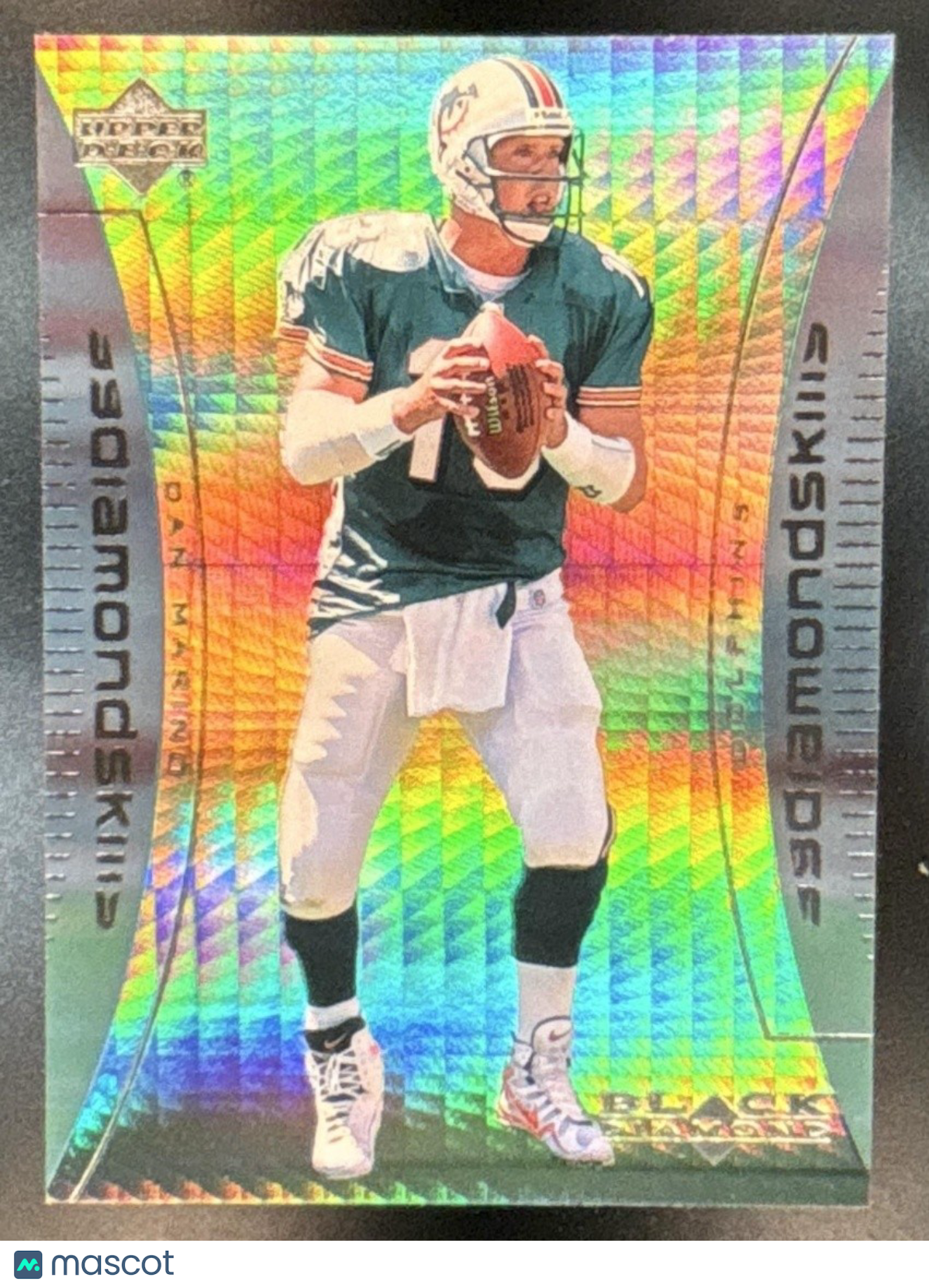 1999 Upper Deck Black Diamond Dan Marino Skills #S3 Miami Dolphins