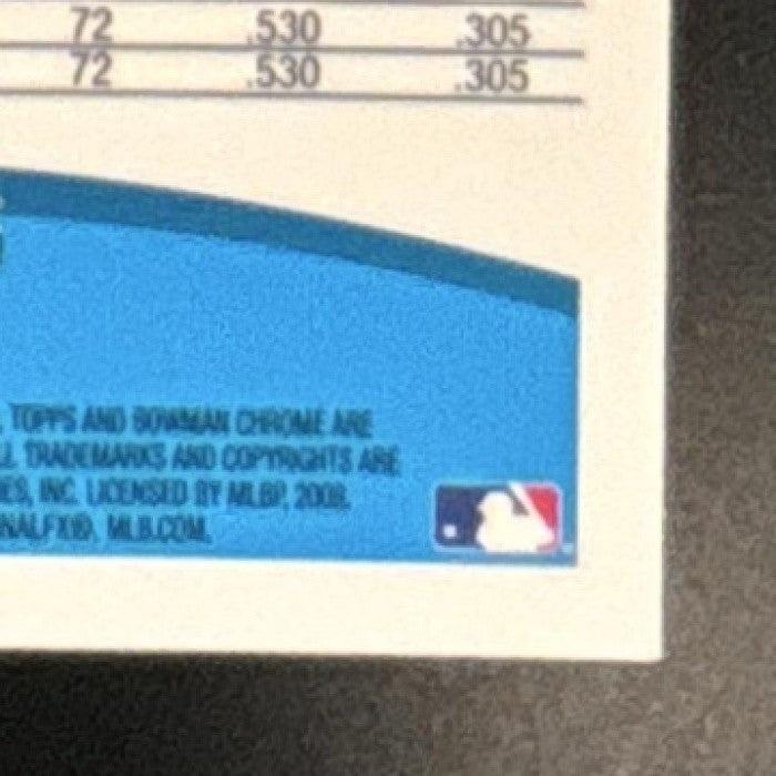 2008 Bowman Draft Picks & Prospects Josh Reddick Chrome Xfractor Auto /250