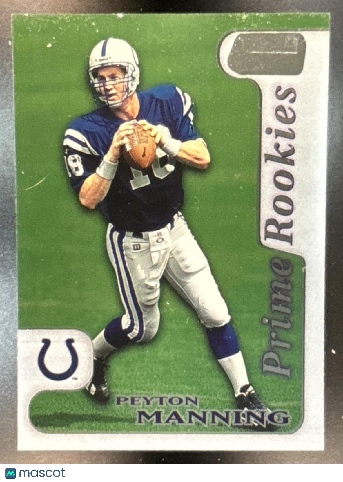 1998 Topps Stadium Club Peyton Manning Prime Rookies #PR10 RC Indianapolis Colts