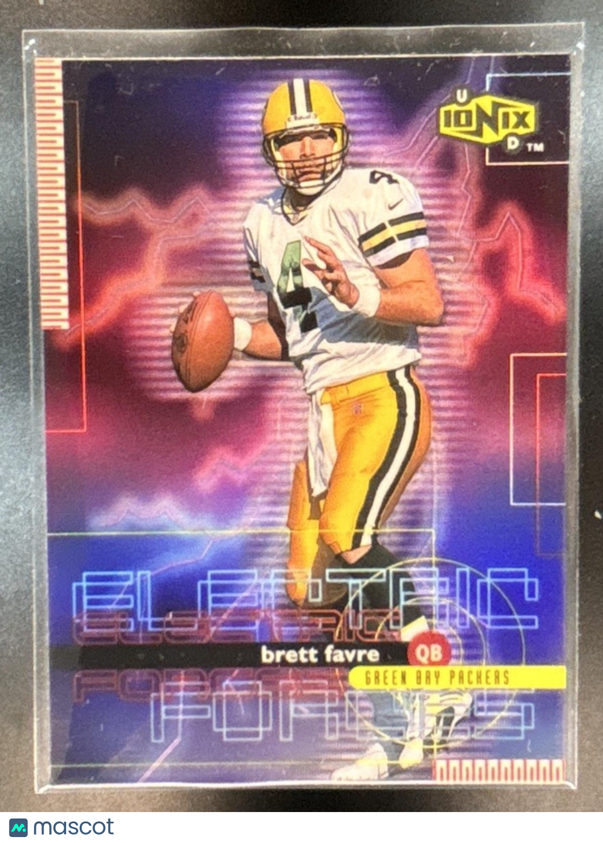 1999 Upper Deck UD Ionix Brett Favre Electric Forces #EF20 Green Bay Packers
