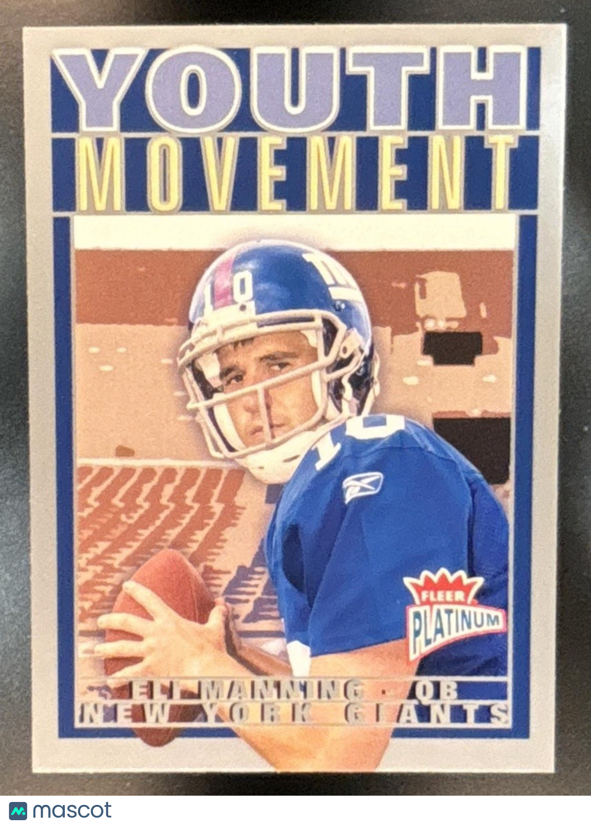 2004 Fleer Platinum Eli Manning Youth Movement #1 YM RC New York Giants