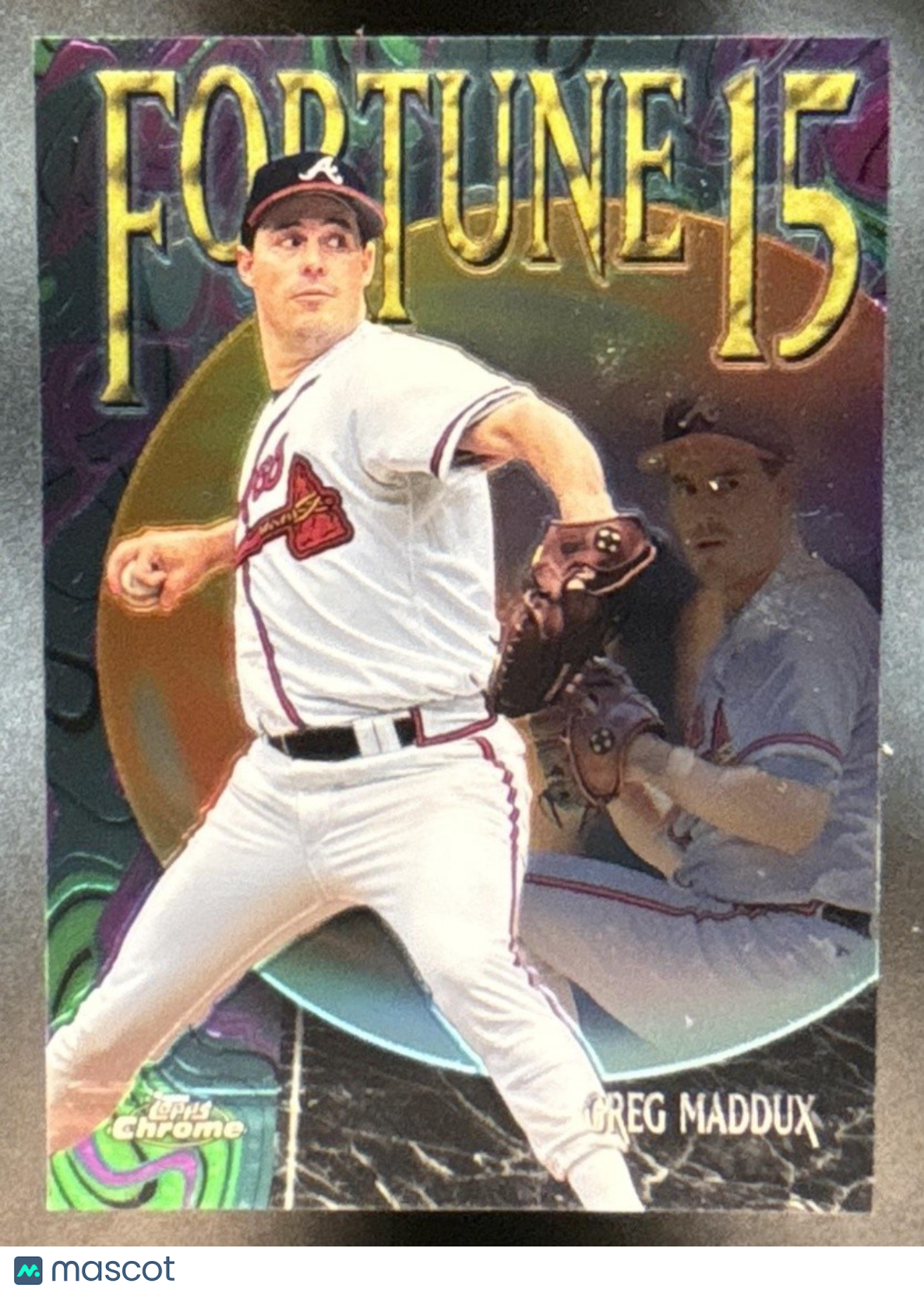 1999 Topps Chrome Greg Maddux Fortune 15 #FF9 Atlanta Braves